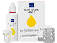 Hidro Health H2O2 Kit Viagem Líquido Lentes de Contacto