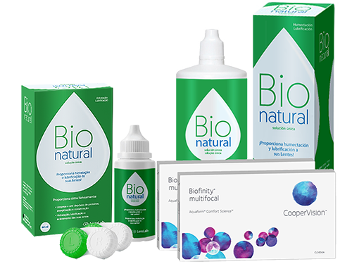 Lentes de Contato Biofinity Multifocal + BioNatural - Packs