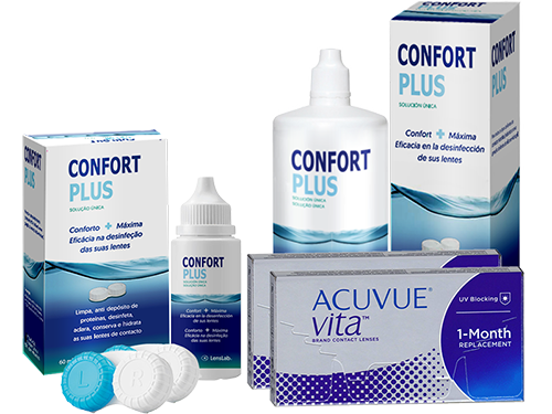 Lentes de Contato Acuvue Vita + Confort Plus - Packs