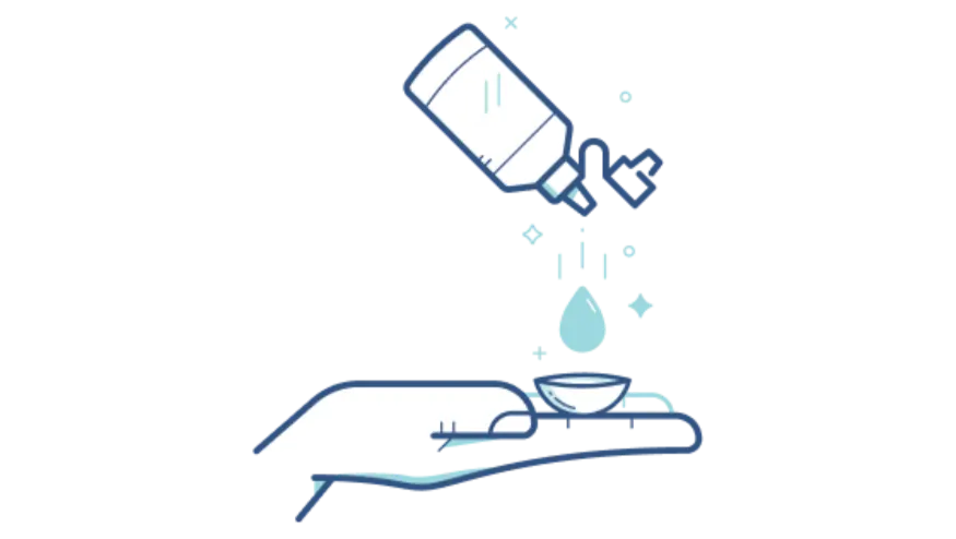 Estojo de lentes de contacto