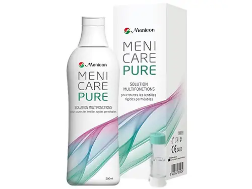 Menicare Pure Líquido Lentes de Contacto