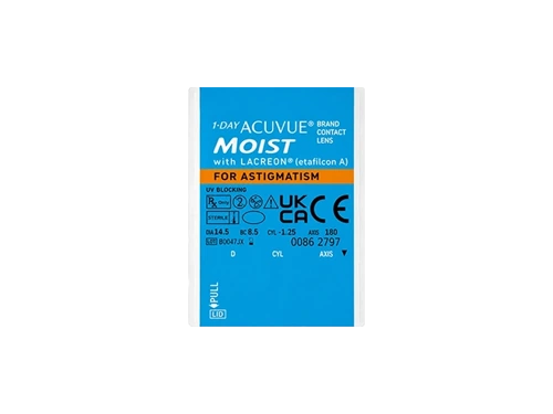 Lentes de Contacto 1-Day Acuvue Moist for Astigmatism