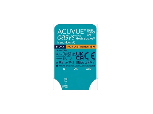 Lentes de Contacto Acuvue Oasys 1-Day for Astigmatism