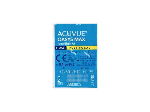 Lentes de Contacto Acuvue Oasys Max 1-Day Multifocal