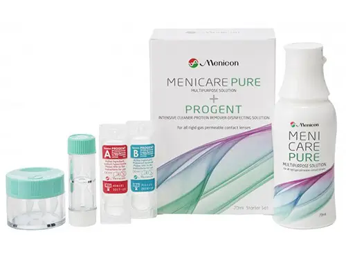 Menicare Pure & Progent Líquido Lentes de Contacto