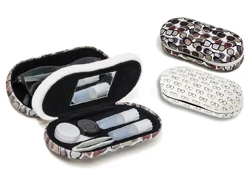 Estojo TWIN Pattern Acessório Lentes de Contacto