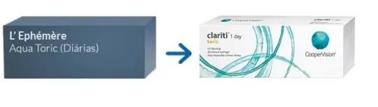 Lentes de Contacto L'Ephémère Aqua Toric (Diárias) Lentes de Contacto L'Ephémère Aqua Toric (Diárias)