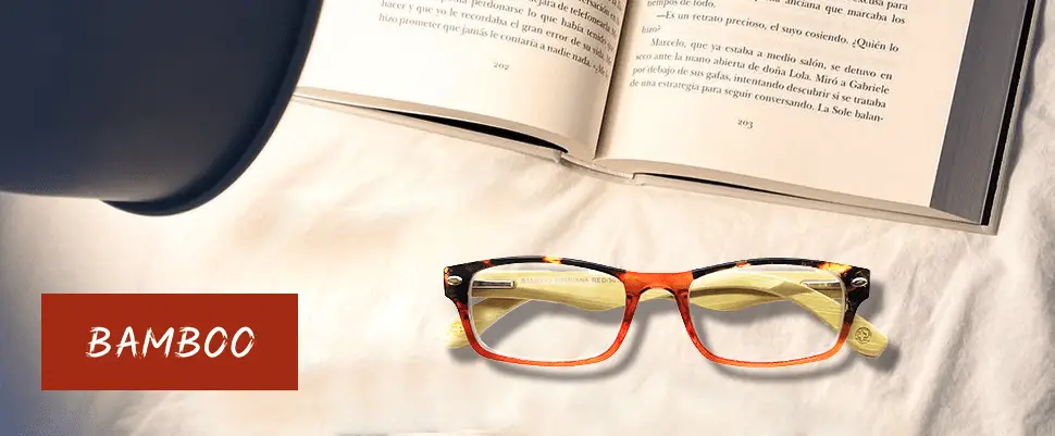 Óculos de Leitura: Bamboo Havana Red