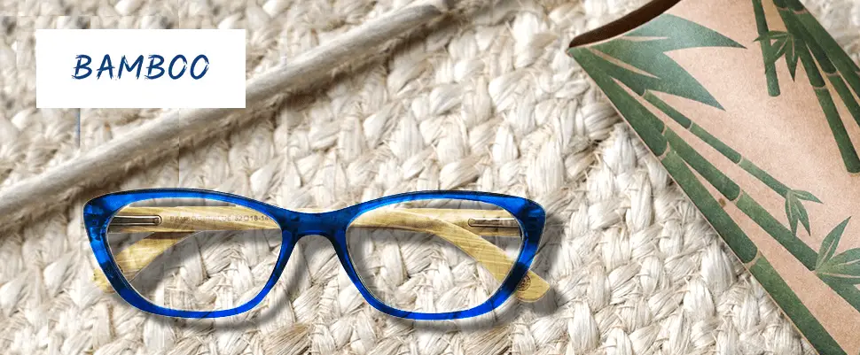 Óculos de Leitura: Bamboo Blue