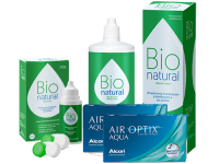 Lentes de Contato Air Optix Aqua + BioNatural - Packs