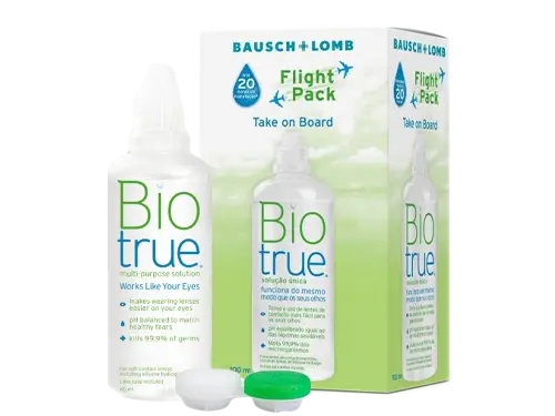 Biotrue Flight Pack Líquido Lentes de Contacto