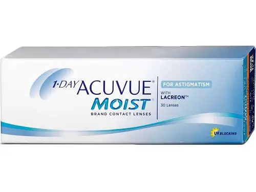 Lentes de Contacto 1-Day Acuvue Moist for Astigmatism