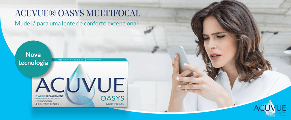 Acuvue Oasys Multifocal a lente de conforto excepcional