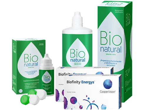 Lentes de Contato Biofinity Energys + BioNatural - Packs