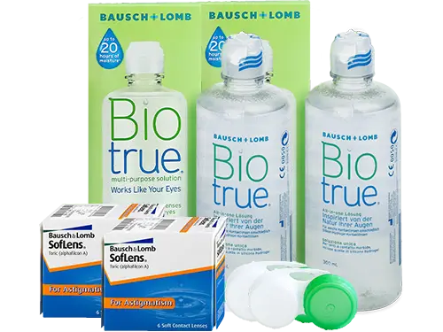 Lentes de Contato Soflens Toric + Biotrue - Packs