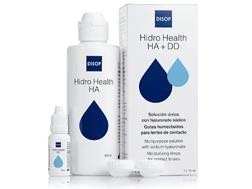 Hidro Health HA + Gotas DD Líquido Lentes de Contacto