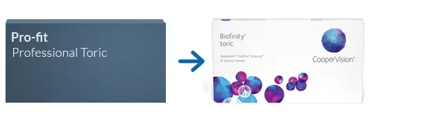 Lentes de Contacto Pro-fit Professional Toric * Lentes de Contacto Pro-fit Professional Toric *