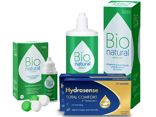 Lentes de Contato Hydrasense Total Comfort + BioNatural - Packs