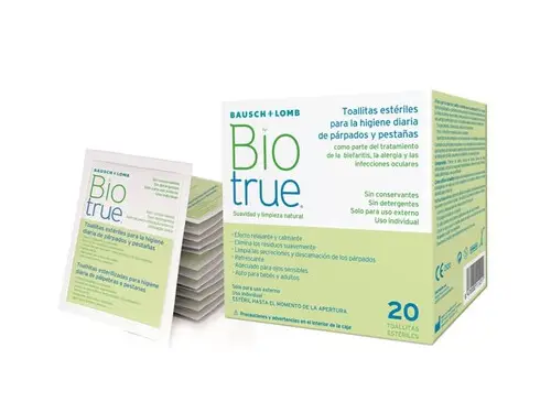 Biotrue Toalhitas Acessório Lentes de Contacto