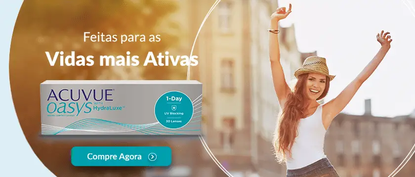 As lentes de contacto Acuvue Oasys 1-Day feitas para as vidas mais ativas