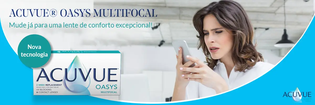 Acuvue Oasys Multifocal a lente de conforto excepcional