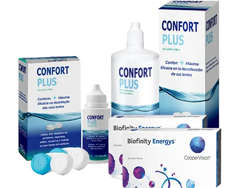 Lentes de Contato Biofinity Energys + Confort Plus - Packs