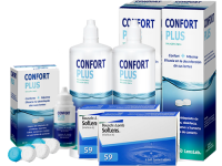 Lentes de Contato Soflens 59 + Confort Plus - Packs