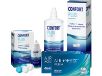 Lentes de Contato Air Optix Aqua + Confort Plus - Packs