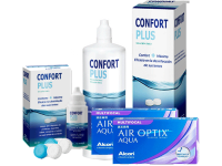 Lentes de Contato Air Optix Aqua Multifocal + Confort Plus - Packs