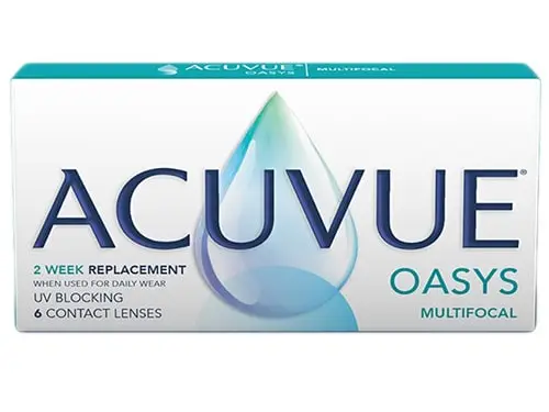 Vantagens de usar Lentes de Contacto Quinzenais ou Semanais Acuvue Oasys Multifocal