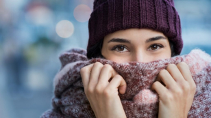 Proteger os olhos do frio