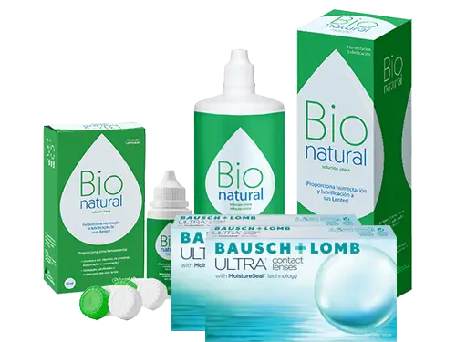 Lentes de Contato Bausch+Lomb ULTRA + BioNatural - Packs