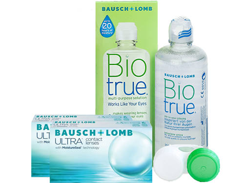 Lentes de Contato Bausch+Lomb ULTRA + Biotrue - Packs