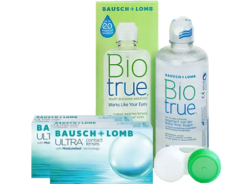 Lentes de Contato Bausch+Lomb ULTRA + Biotrue - Packs