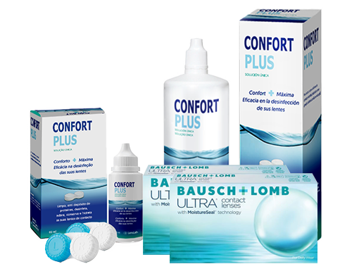 Lentes de Contato Bausch+Lomb ULTRA + Confort Plus - Packs