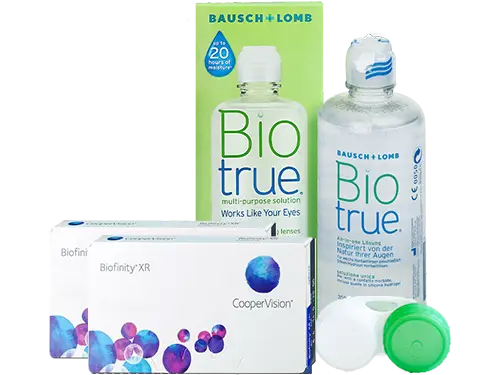 Lentes de Contato Biofinity XR + Biotrue - Packs