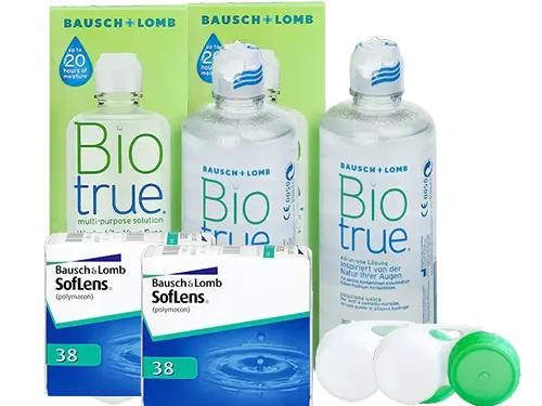 Lentes de Contato Soflens 38 + Biotrue - Packs