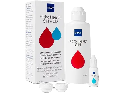Hidro Health SiH + Gotas DD Líquido Lentes de Contacto