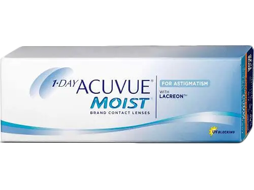 Lentes de Contacto 1-Day Acuvue Moist for Astigmatism