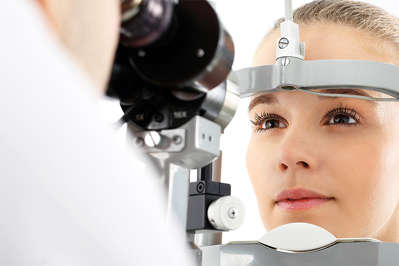 Exame da tensão ocular - tonometria
