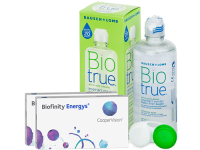 Lentes de Contato Biofinity Energys + Biotrue - Packs