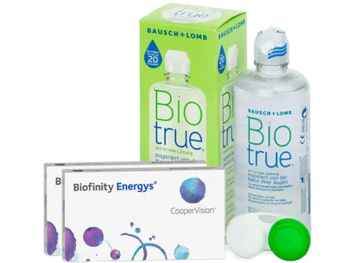 Lentes de Contato Biofinity Energys + Biotrue - Packs