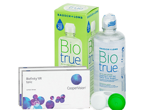 Lentes de Contato Biofinity Toric XR + Biotrue - Packs
