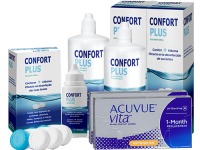 Lentes de Contato Acuvue Vita for Astigmatism + Confort Plus - Packs