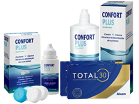 Lentes de Contato Total30 + Confort Plus - Packs