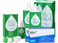 Lentes de Contato Soflens 59 + BioNatural - Packs