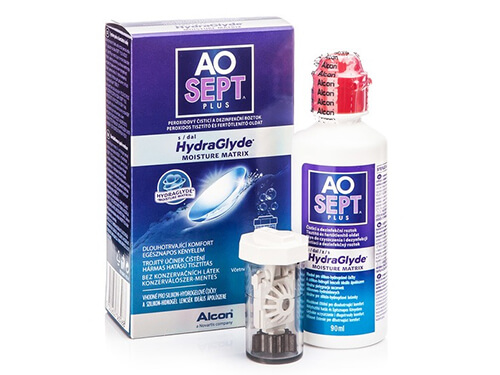 Aosept Plus HydraGlyde Kit Viagem Líquido Lentes de Contacto
