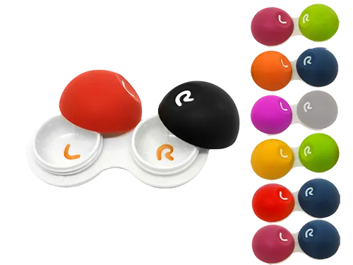 Estojo Soft Rubber Acessório Lentes de Contacto