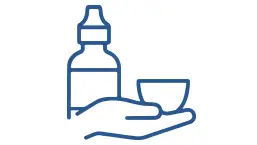 Preparar o banho ocular