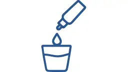 Encher o copo ocular